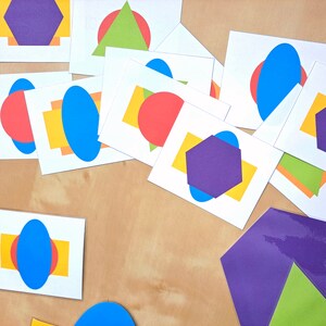 Patterns With Shapes, Stacking Shapes, Busy Bags Idea, Visual Skills ...