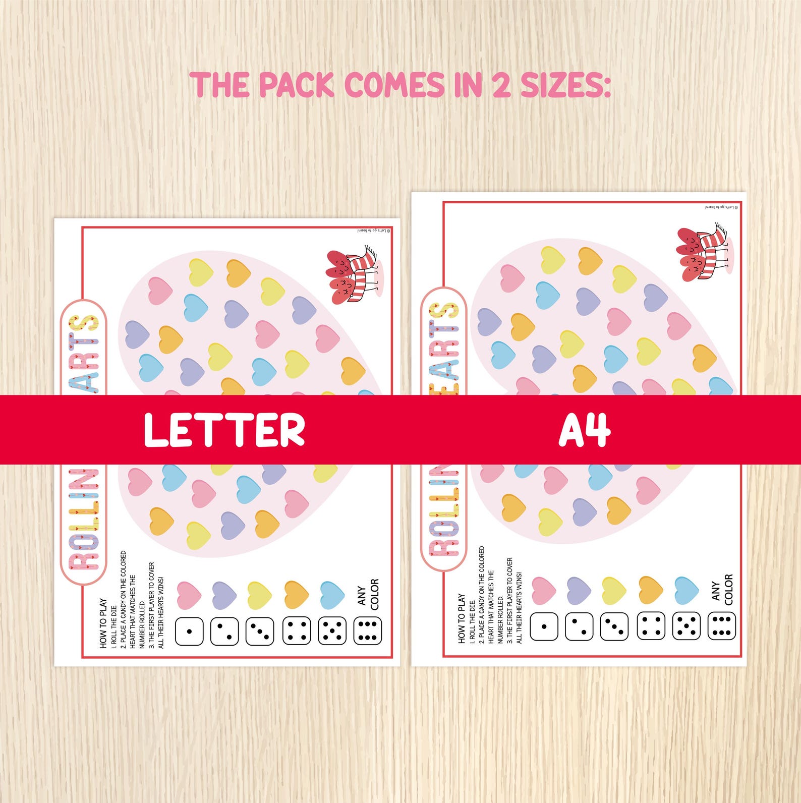 Valentine's Day Candy Game - Rolling Hearts Valentine Game for Kids ...