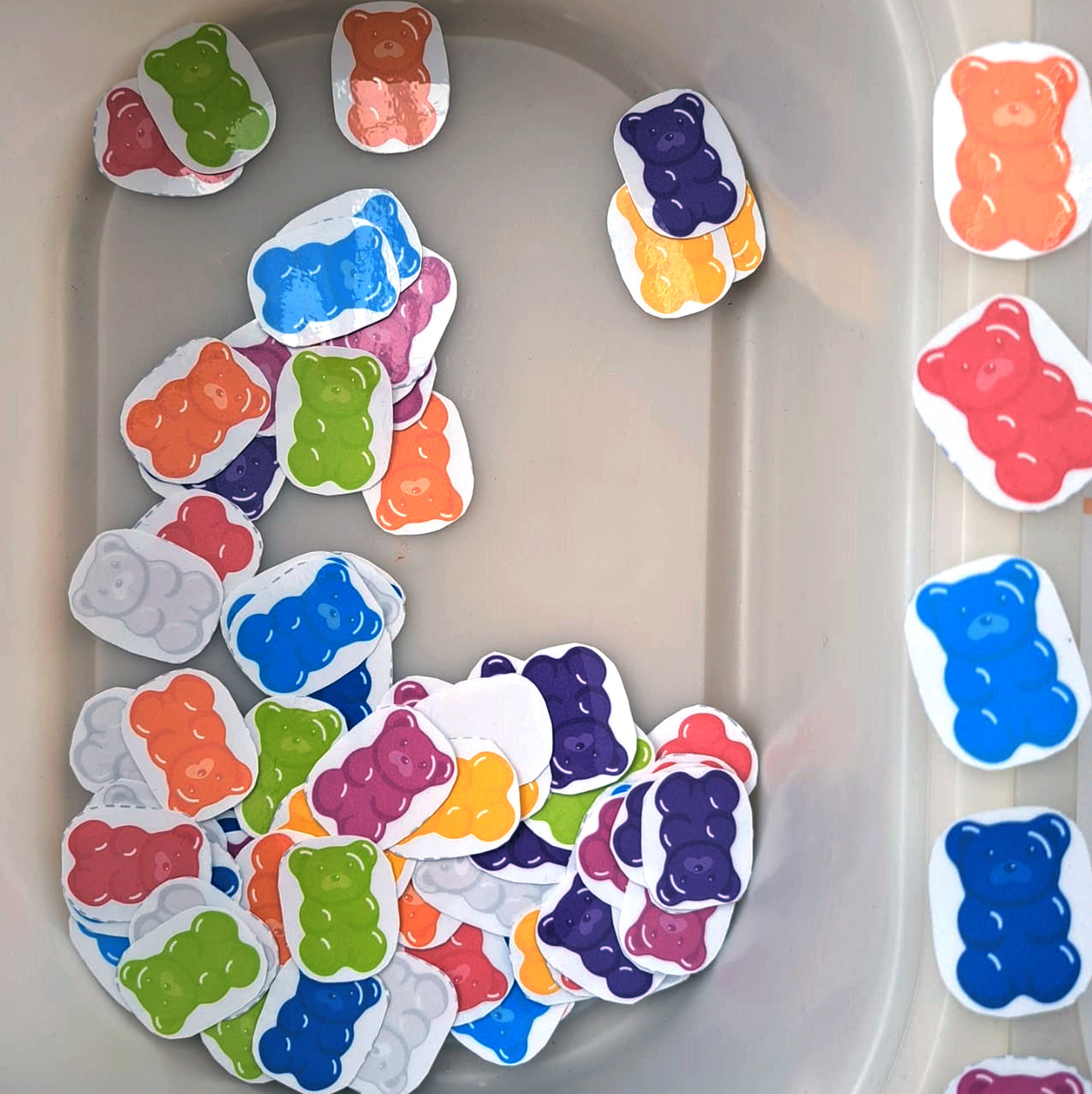 Color Sorting Activity Flisat Insert, Flisat Table Game, Trofast Bin ...