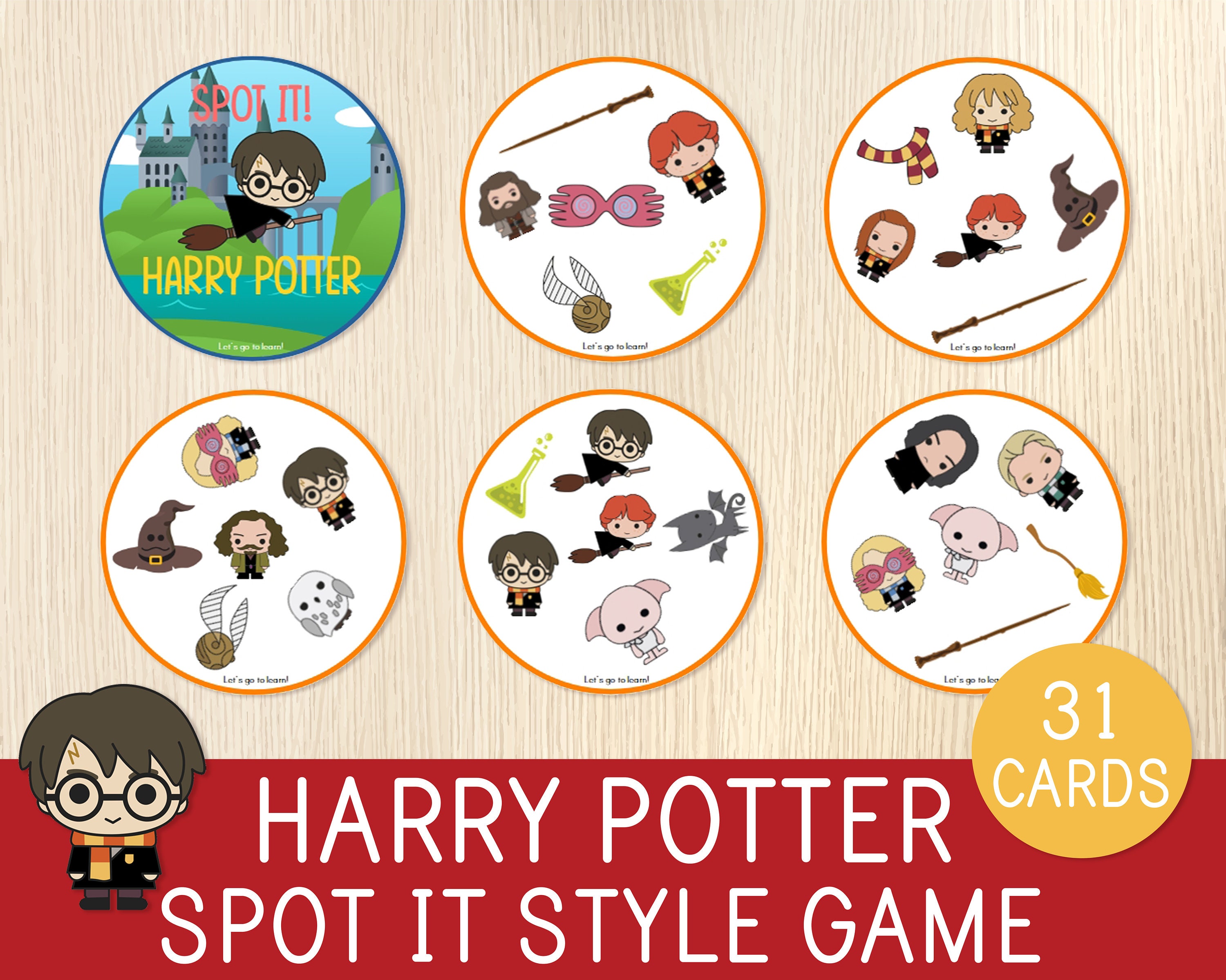 Harry Potter Dobble Symbols Flashcards