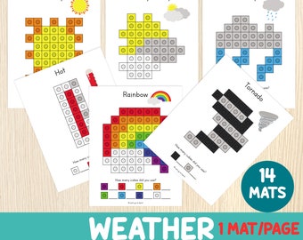 Valentine's Day Snap Cubes Mats - Connecting Cubes Task Cards ...