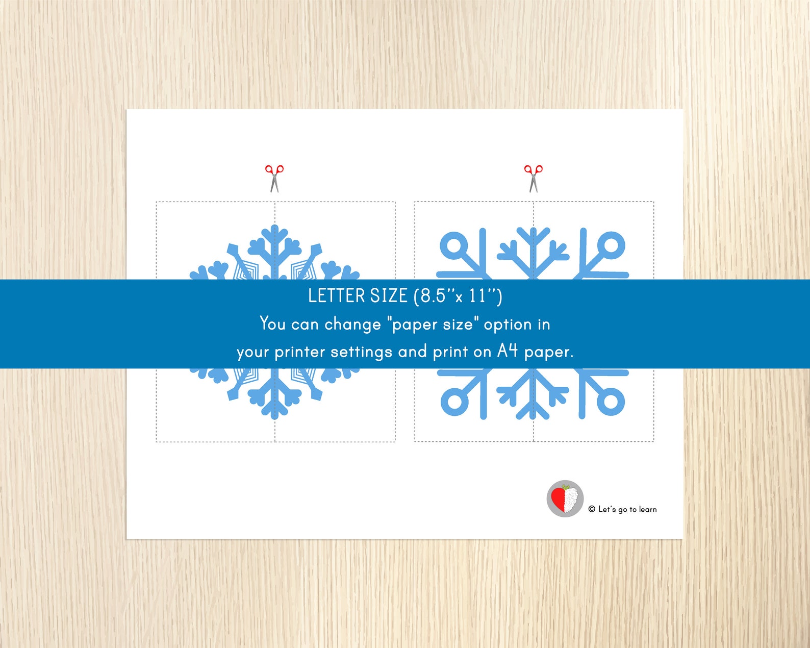 Winter Matching Game - Snowflakes Puzzles - Matching Activity - Toddler ...