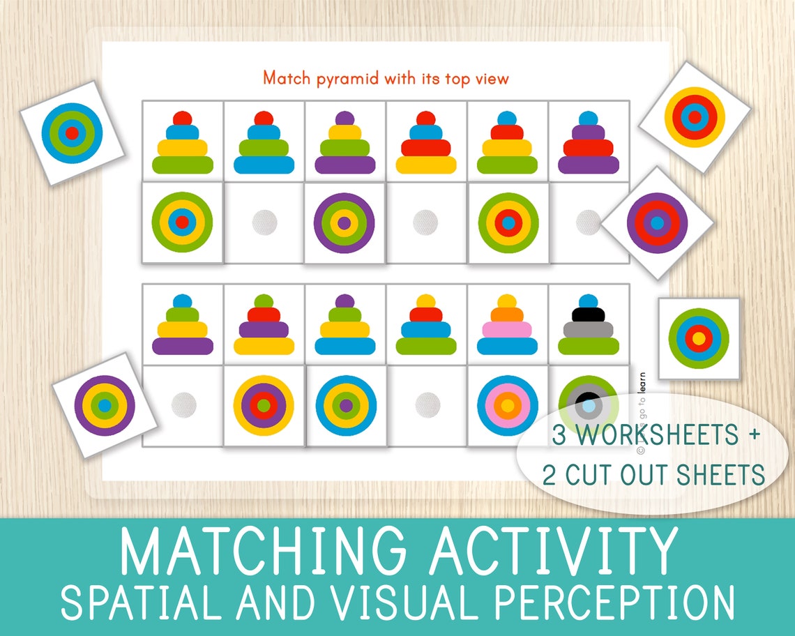 Spatial and Visual Perception Worksheets, Concentration, Attention ...