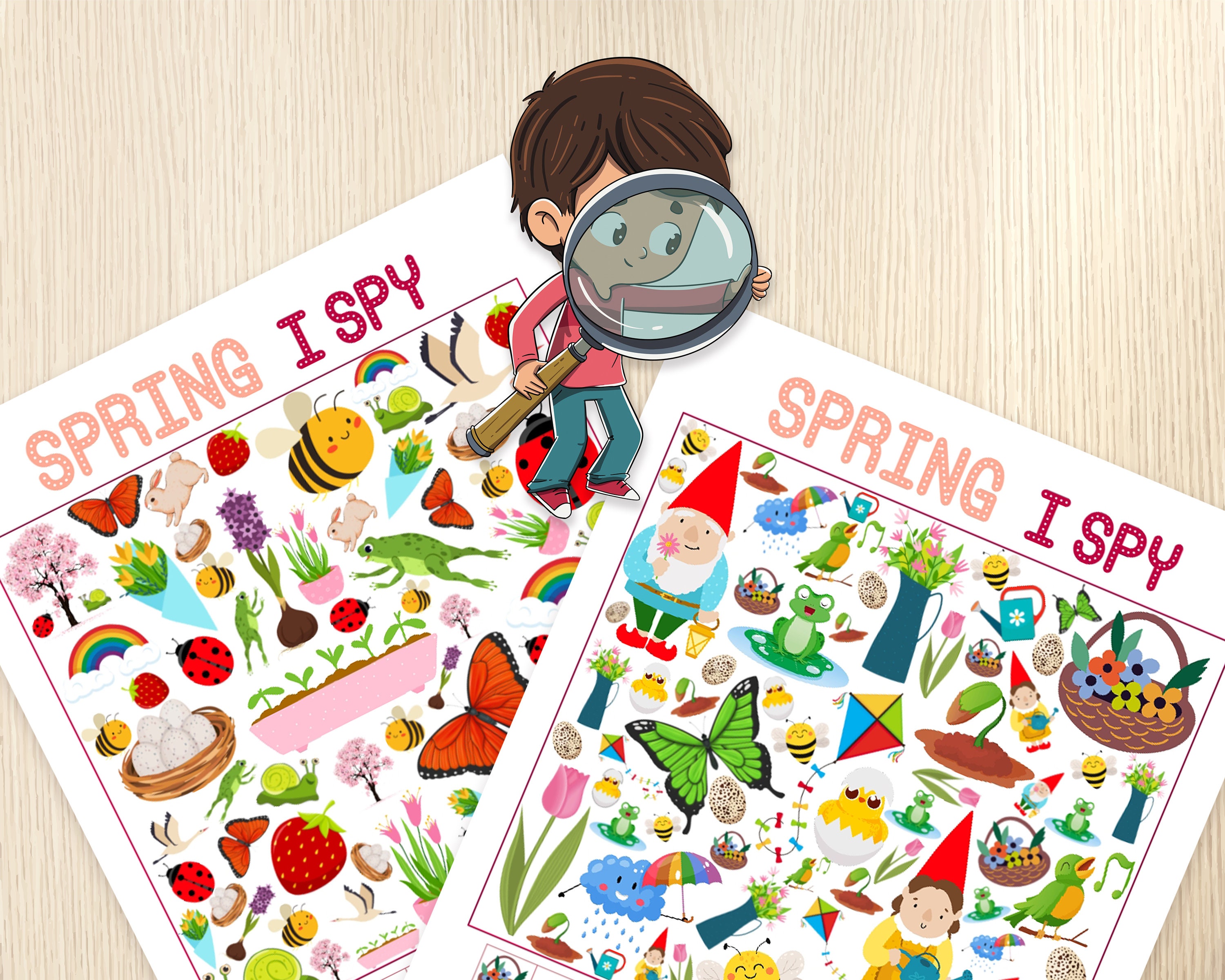 Seasons I Spy BUNDLE, Winter, Spring, Summer, Fall, Look and Find, Seek ...