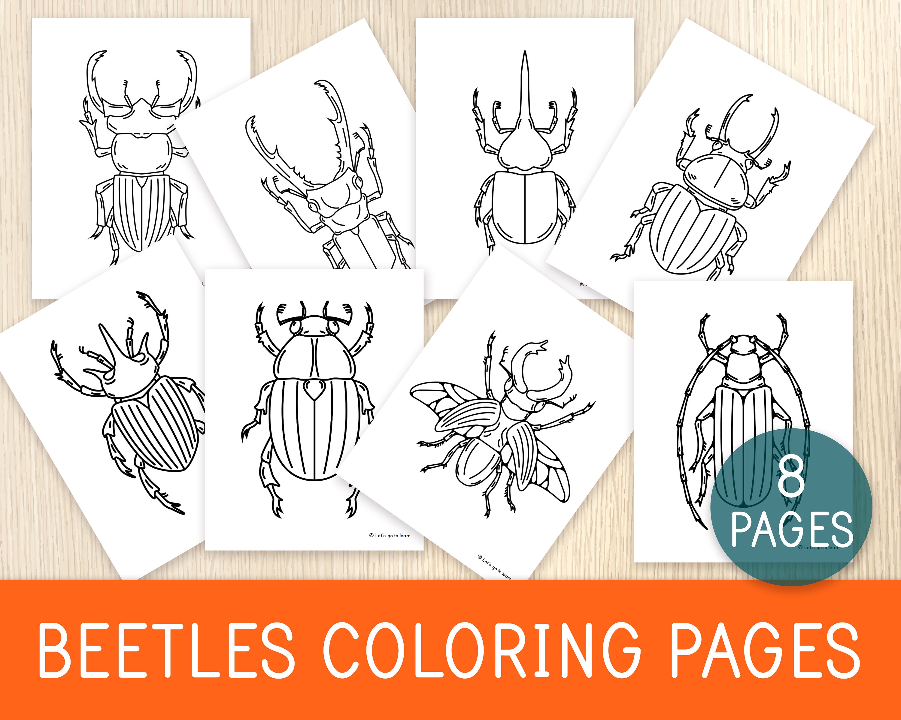 Fall Printable Coloring Pages for Kids ~ 8-Set Bundle - The Natural  Homeschool Shop