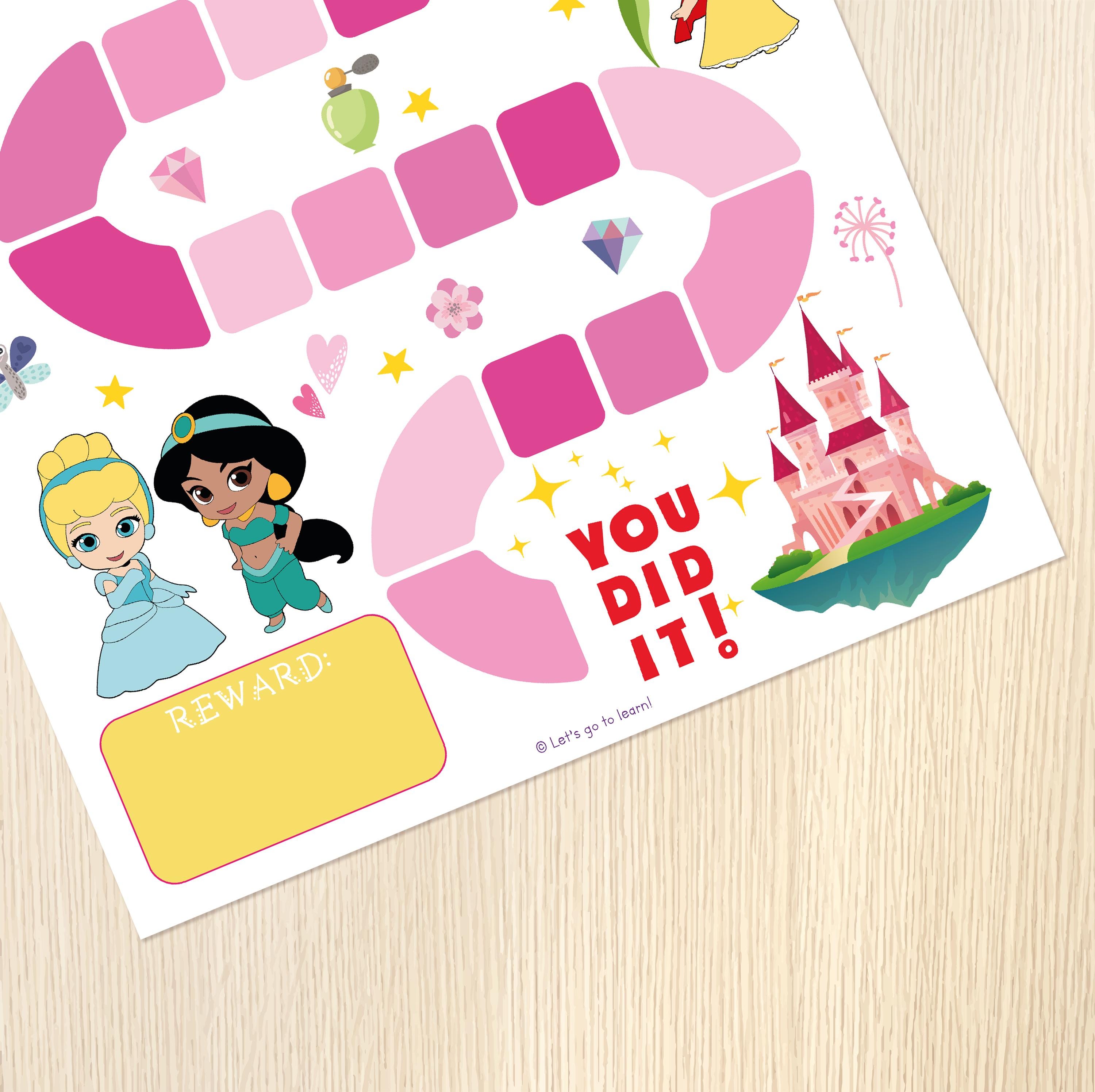 Princess Reward Chart - Little Princess Sticker Chart - Baby Princess ...