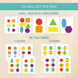 Patterns With Shapes, Stacking Shapes, Busy Bags Idea, Visual Skills ...