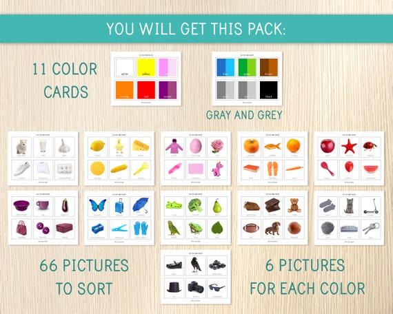 Montessori Sensorial Color Activities for Kids {Printables} - The