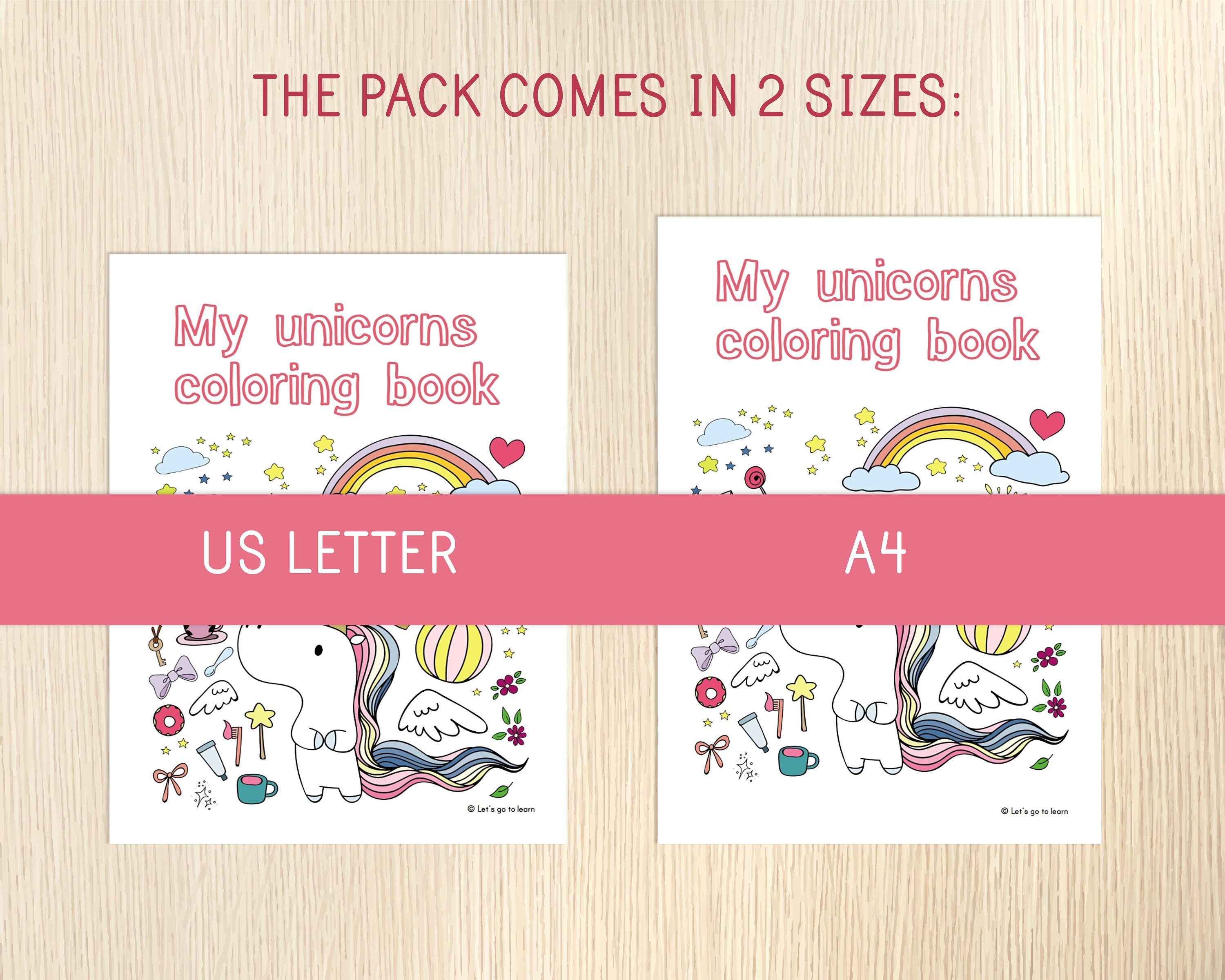 Unicorn Coloring Pages 50 Printable Coloring Sheets Unicorn - Etsy