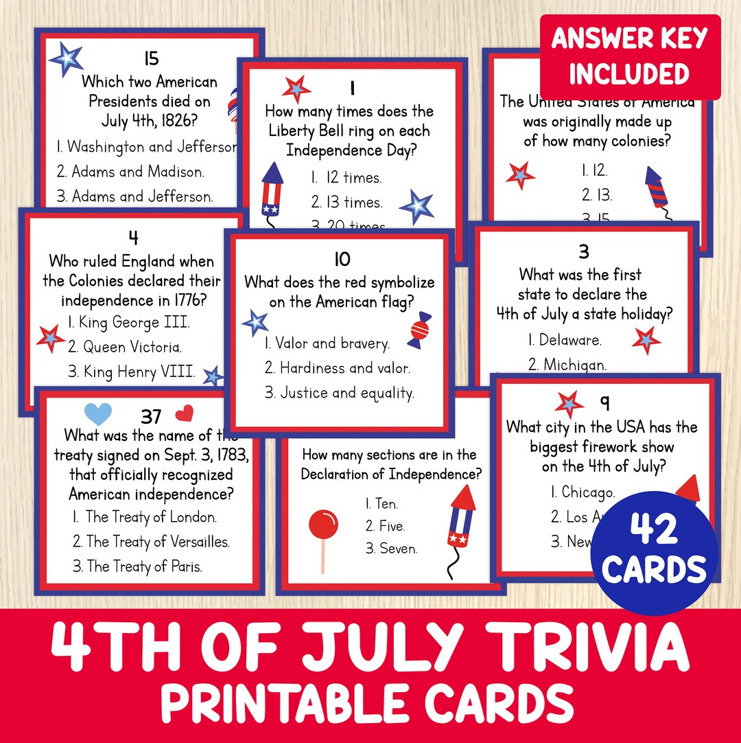 fourth of july usa trivia