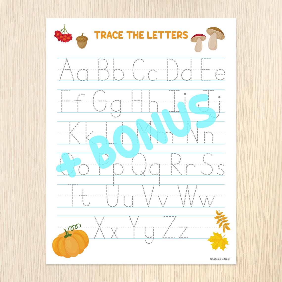 Pumpkin Letter Matching Game - Fall Alphabet Puzzles - Upper ...