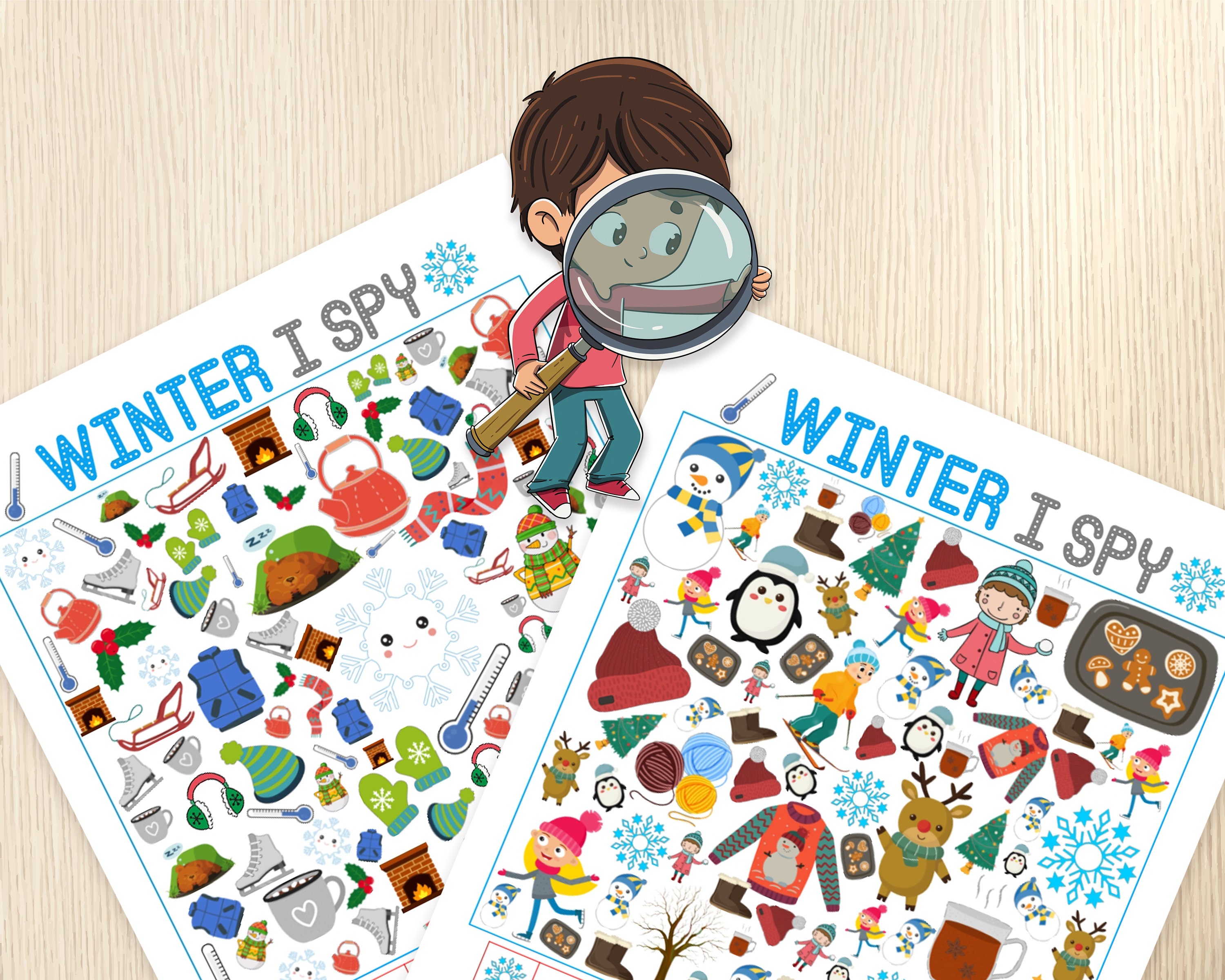 Seasons I Spy BUNDLE, Winter, Spring, Summer, Fall, Look and Find, Seek ...