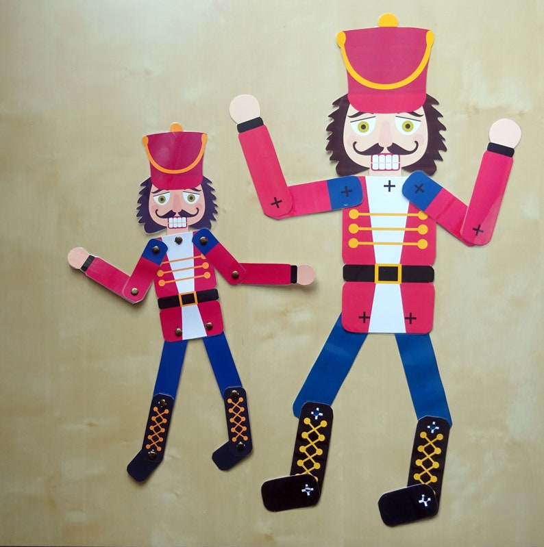 Nutcracker Articulated Paper Doll the Nutcracker Ballet Etsy