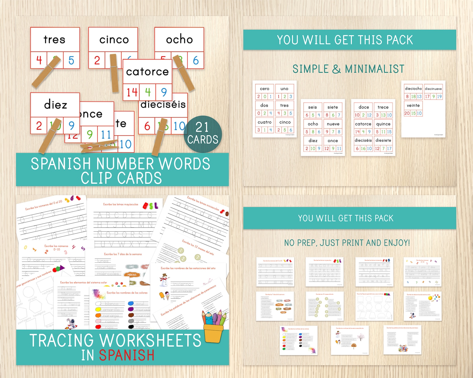 Spanish MEGA BUNDLE - Spanish Worksheets - Flashcards, Calendar ...