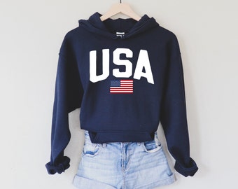 Blue Polo Pony Patriotic Hoodie Gallery