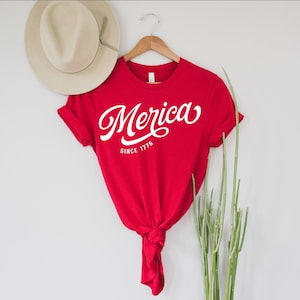 Merica Since 1776 Shirt | Patriotic | Patriotic T Shirts | Patriotic Shirt | Patriot Gift | 4th Of July Shirt | Unisex T-Shirt