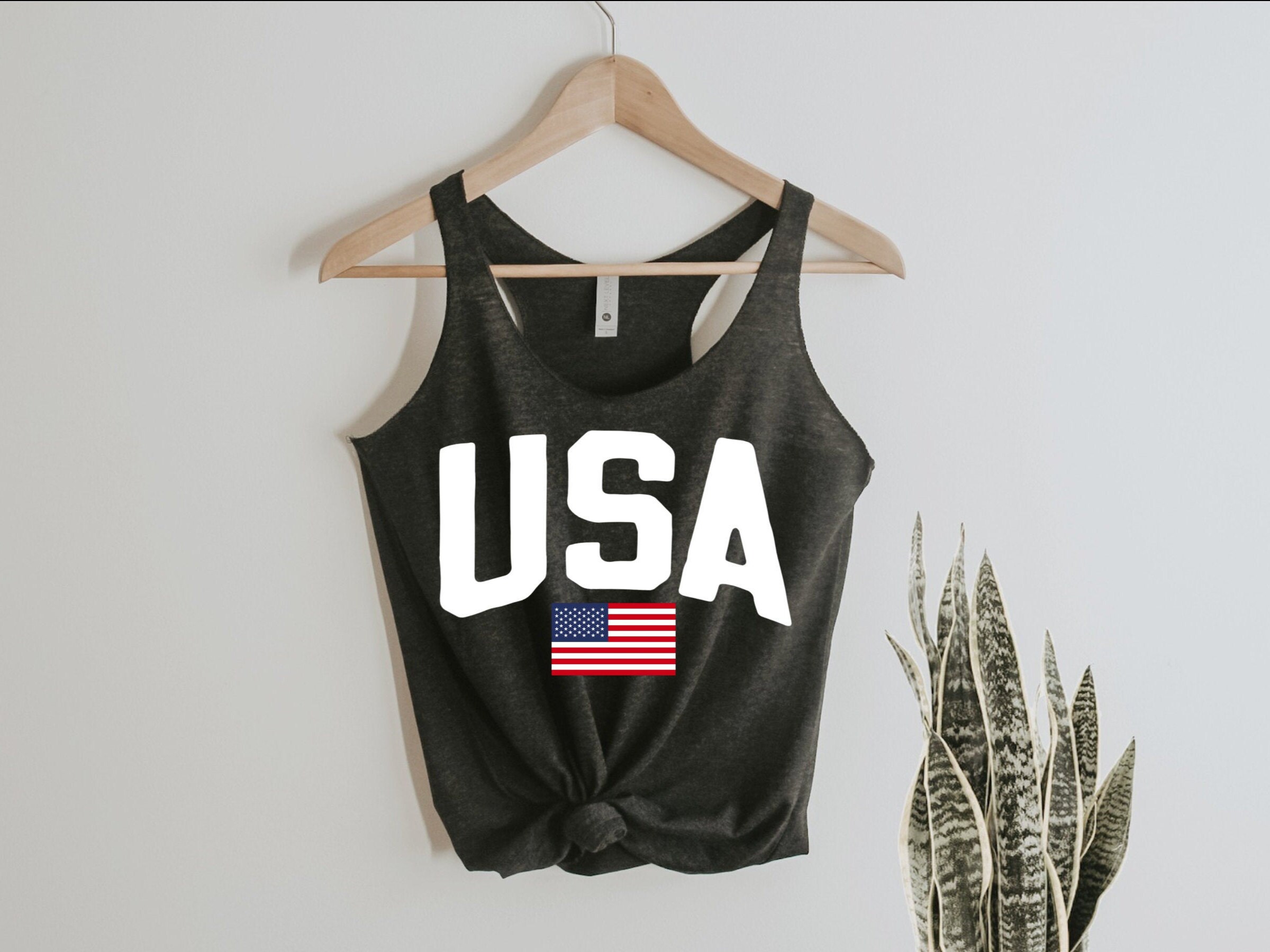 USA Tank Top | USA Flag Shirt | American Flag Shirt | American Shirt …