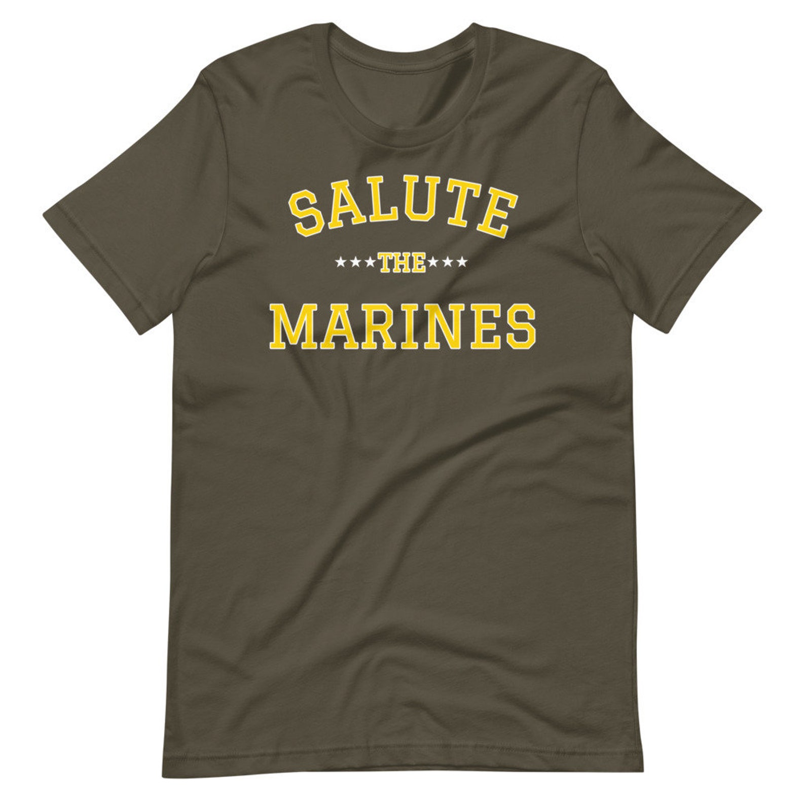 Salute The Marines Shirt USMC Shirt Marines Shirt Marine | Etsy