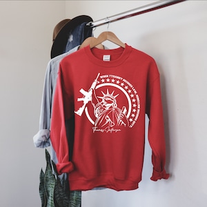 When Tyranny Becomes Law Unisex Sweatshirt, Awakened Patriot, Republikaner Shirt, Konservatives Shirt, Republikaner Geschenke, Patriot Shirt