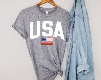 USA Shirt | USA Flag Shirt | American Flag Shirt | American Shirt | Patriotic Shirt | Patriotic Gifts | Short-Sleeve Unisex T-Shirt
