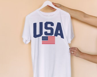 USA Shirt | USA Flag Shirt | American Flag Shirt | American Shirt | Patriotic Shirt | Patriotic Gifts | Short-Sleeve Unisex T-Shirt