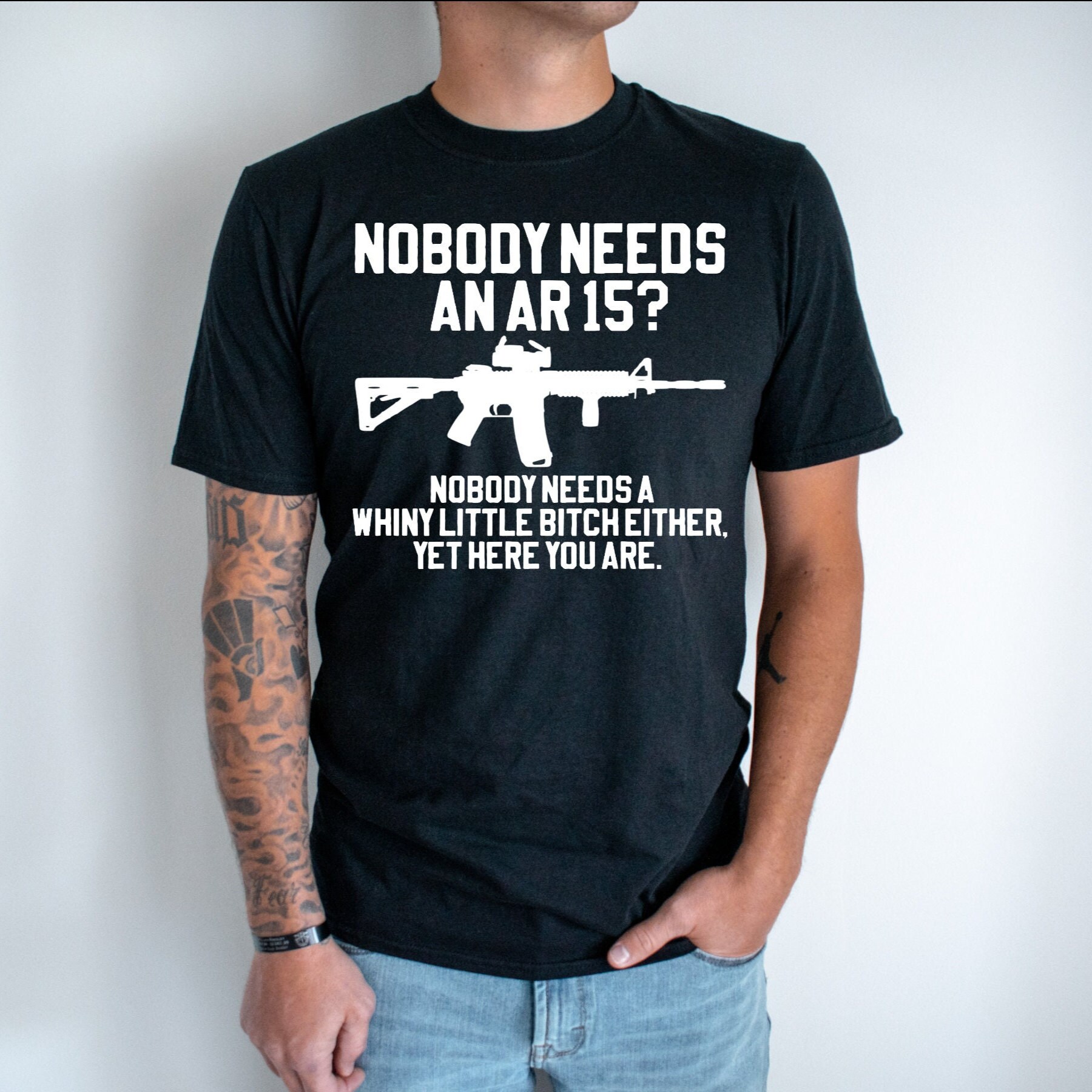 Nobody Needs An AR15 T-Shirt Nobody Needs An AR15 T-Shirt