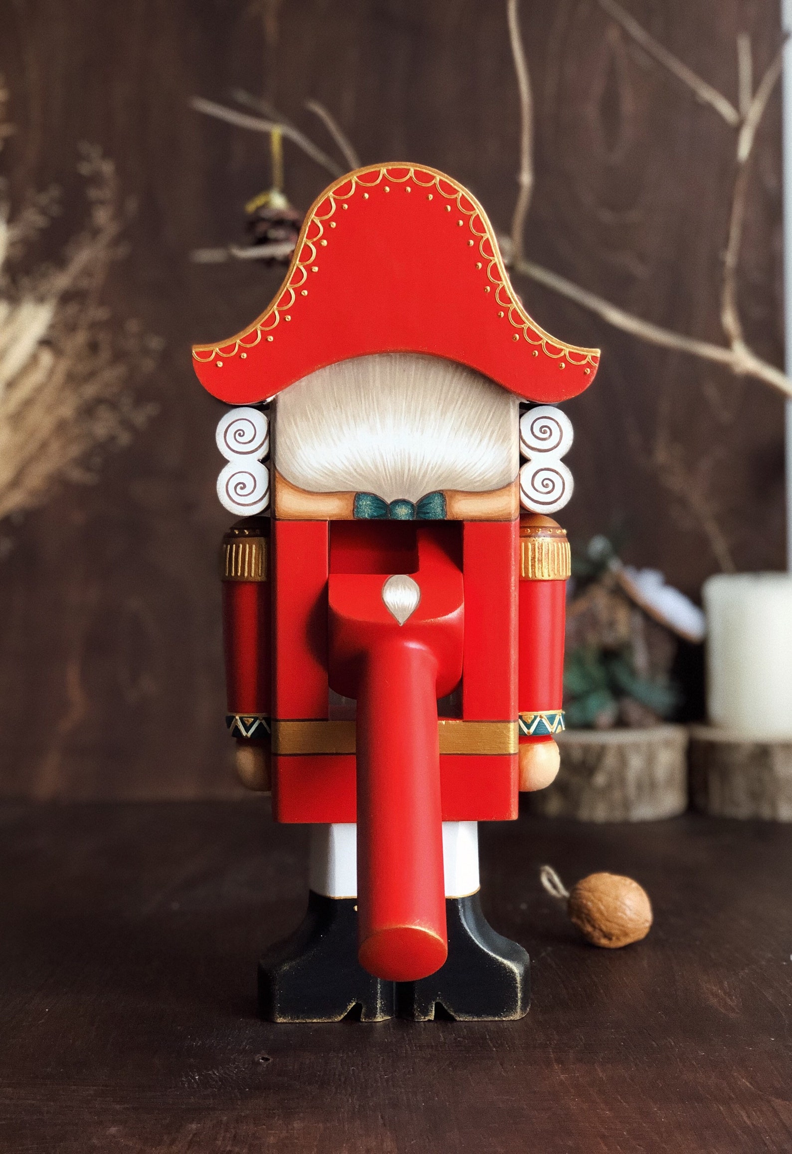 Wooden nutstake nutcracker Russian nutcracker Nutcracker Etsy