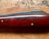 Vintage Ulster TL-29 Wood Handle Electricians Utility Pocketknife