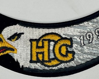 Vintage 1997 Harley Owners Group Harley Davidson Eagle Logo Patch