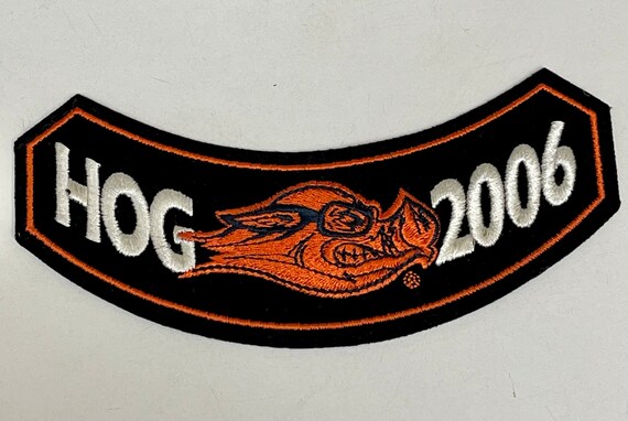 Vintage Harley Owners Group Patch Harley Davidson Hog Patch