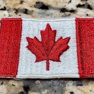 Vintage Canada Maple Leaf Flag Patch