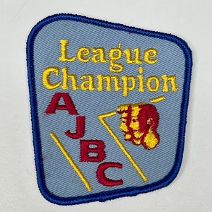 Vintage Bowling League AJBC Champion Patch