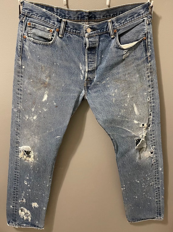 Vintage Levi’s 501 Punk Grunge Jeans