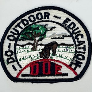 Vintage 1970’s DOE Do Outdoor Education Patch