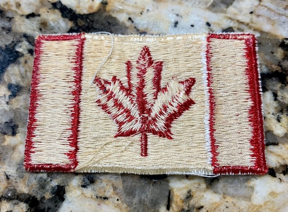 Vintage Canada Maple Leaf Flag Patch - image 2