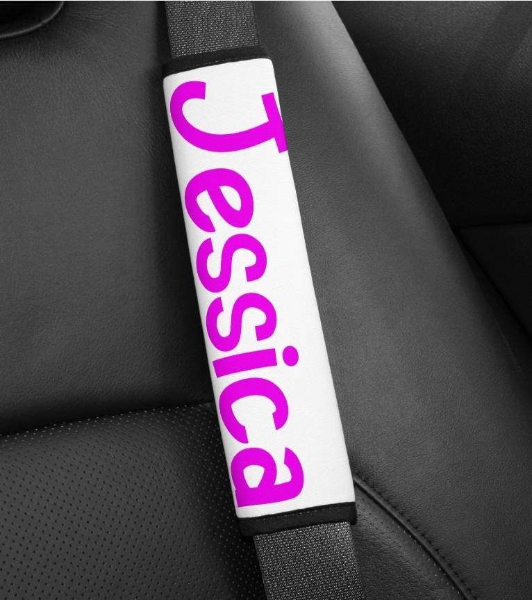 Personalised Car seat belt cover Etsy