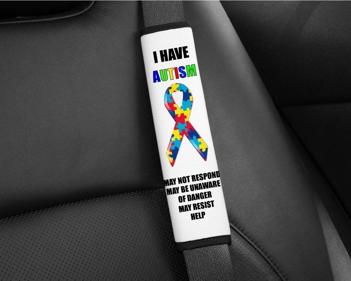 I Have Autism Seat Belt Cover Etsy UK