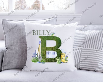 Gardening Personalised Cushion Cover, Gift for her, Gift for him, Gardening Gift, Gardener Gift, Grandad Gift, Grandma Gift