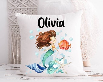 Personalised Mermaid Cushion cover