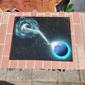 ZAPPED  16in x 20in canvas