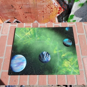 Space Dust 16in x 20in canvas