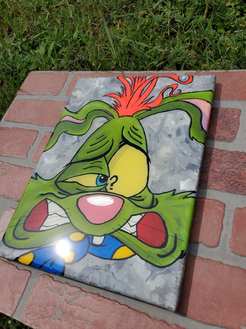 Roger Rabbit Trippy Glow Art - Etsy