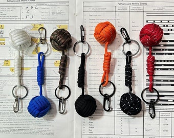 Monkey fist key ring