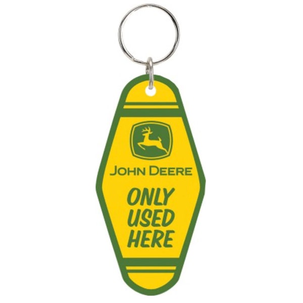 Vintage John Deere Keychain | Car, Truck, Tractor Authentic Retro Tag