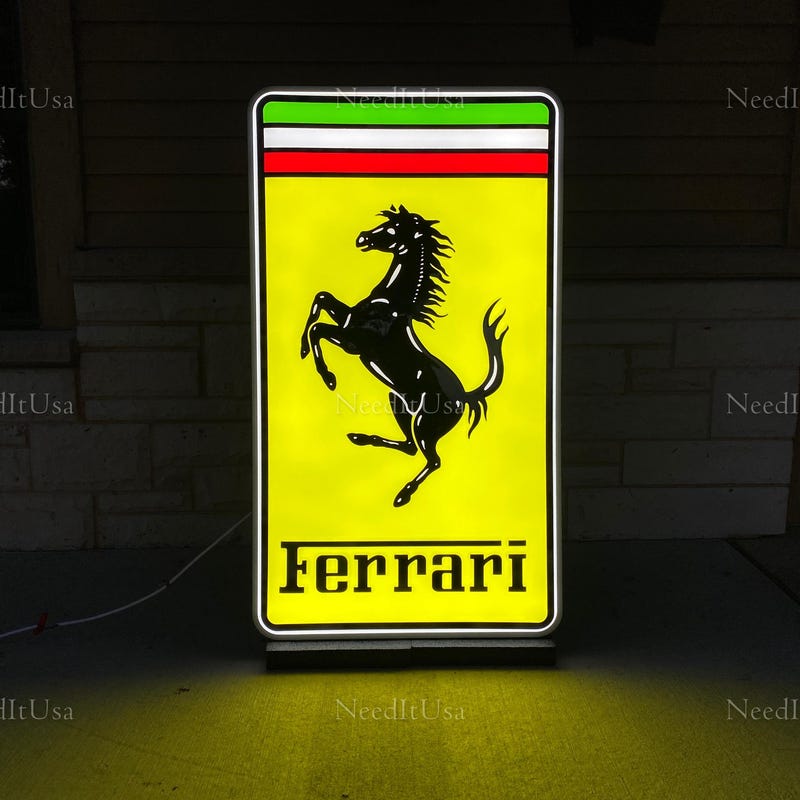 Ferrari Sign - Etsy