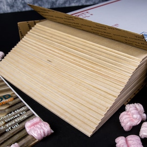 A package of Baltic birch plywood.