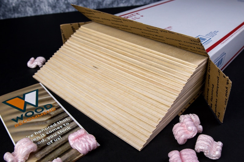 A package of Baltic birch plywood.