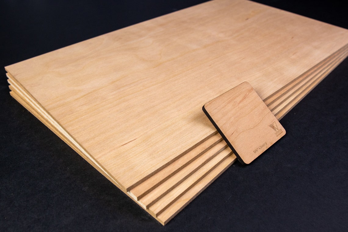 Cherry Plywood 1/4 11.75x19.75 6mm Cherry Etsy