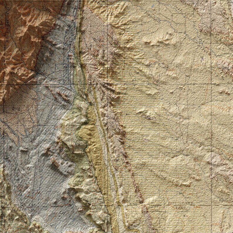 Topographic Map of Colorado Springs 1912 Vintage Reprint Historical Map