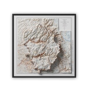 Yosemite National Park Karte Drucken, Vintage Wandkunst, Einzigartiges Geschenk, Wand-Dekor, Vintage Karte Kunst